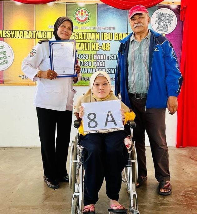 OKU bukan penghalang peroleh 8A dalam SPM 1 bff15fc9 554e 4448 b243 7bd32c183b02