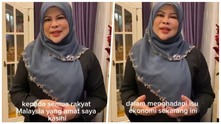 Kemunculan semula Rina Harun jadi bualan, ramai terpesona lihat dagu 1 rina dagu