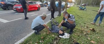 Tuanku Bantu Mangsa Kemalangan 1